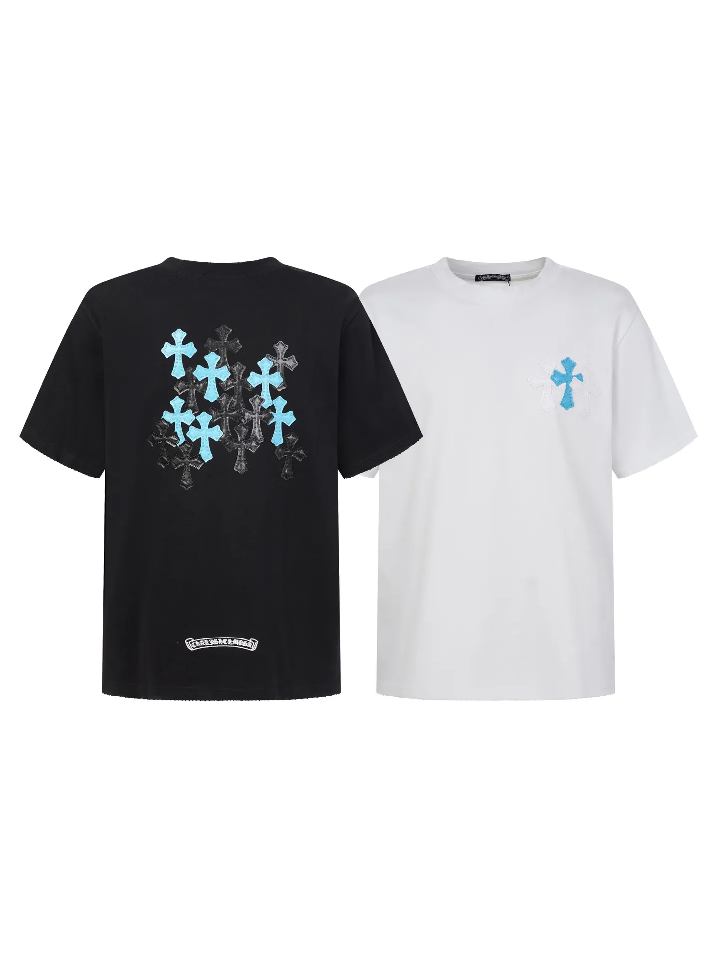 【 】 Chrome Hearts/ 32 ， ， ， ！！ ， ！ ， ； 。 oversize ， ！ ， ！ “ ” 💏 :Black White Size:S-XL